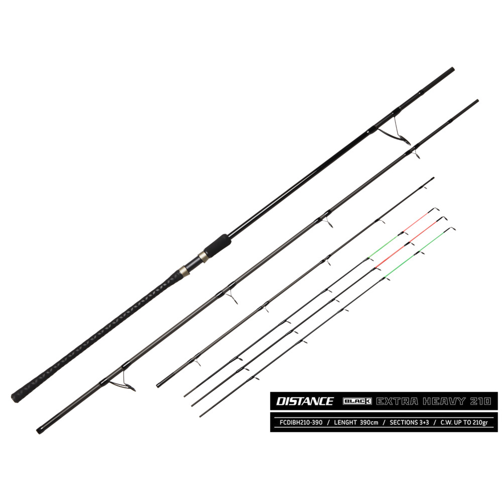 Fīdermakšķere Feeder Concept DISTANCE BLACK EXTRA