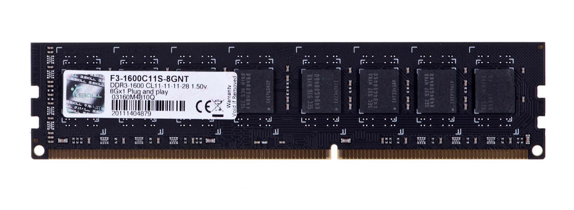 G.Skill F3-1600C11S-8GNT DDR3 8GB 1600MHz