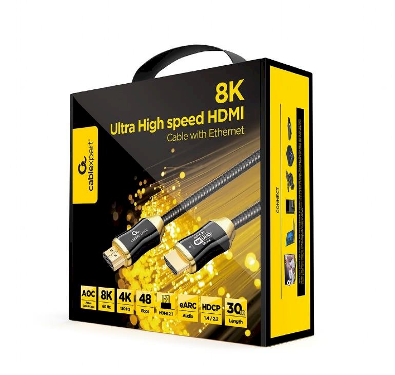 Gembird CCBP-HDMI8K-AOC-30M HDMI kabelis 30m |
