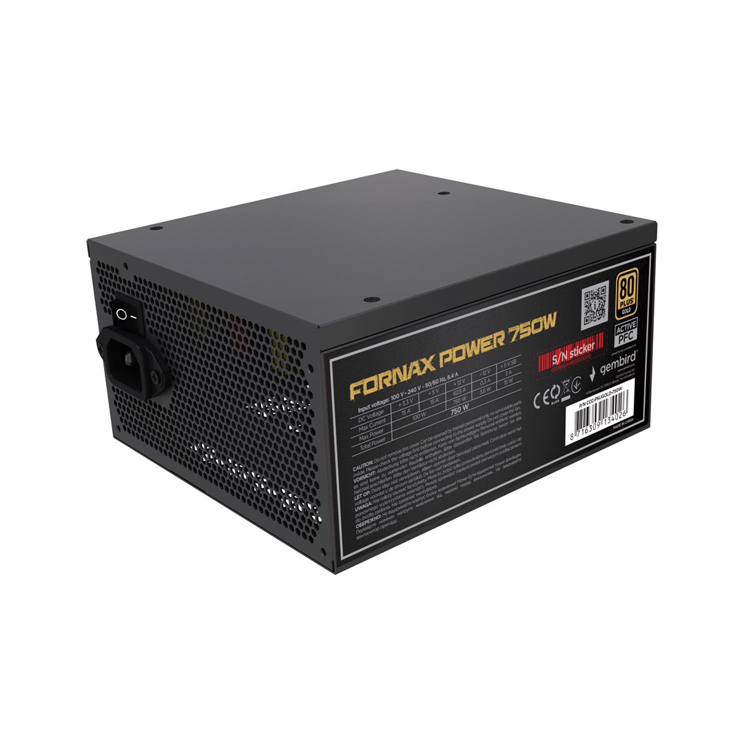 Gembird Zasilacz ATX o mocy 750W
