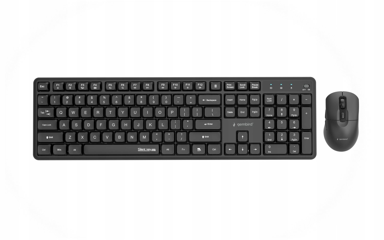 Gembird KBS-WMS-01 Silent key Pro Business