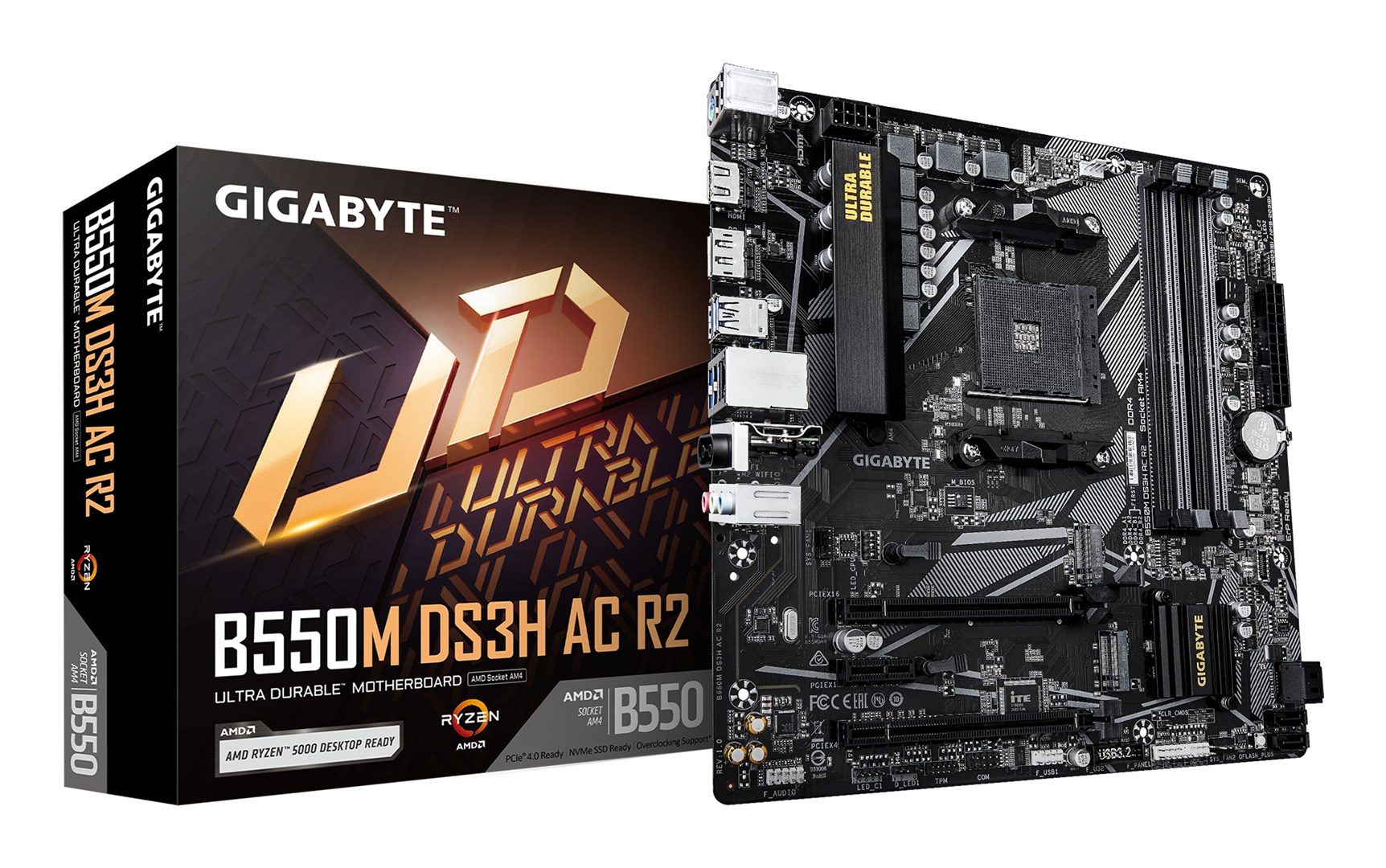 Gigabyte B550M DS3H AC R2            (B550