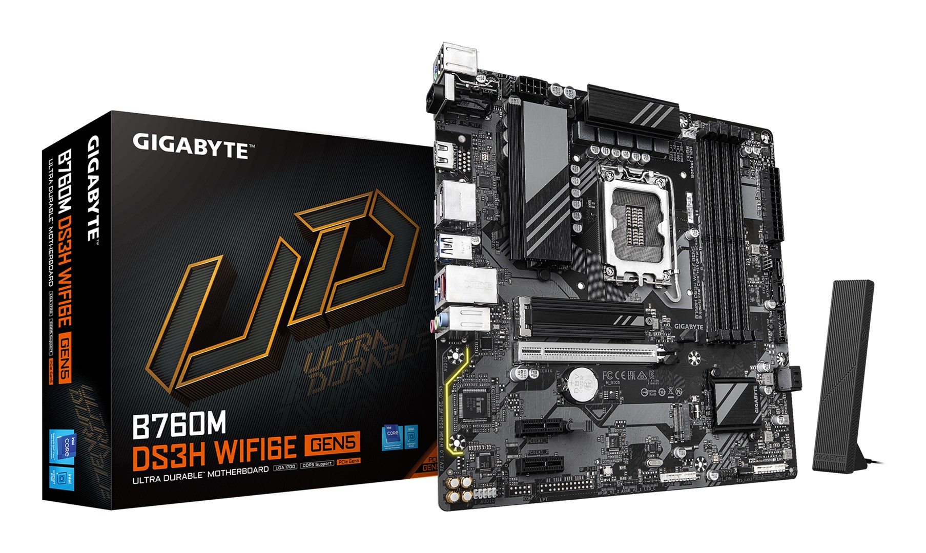Mātesplate Gigabyte B760M DS3H WIFI6E GEN5