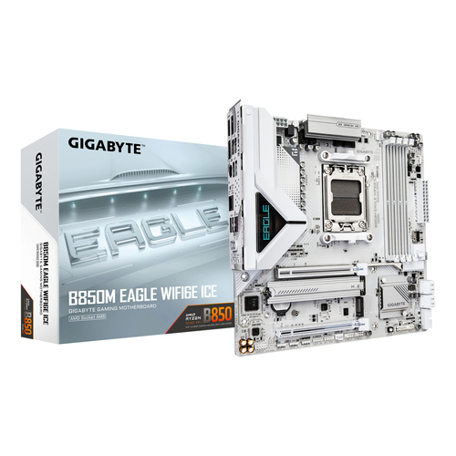 Mātesplate Gigabyte B850M EAGLE WIFI6E ICE