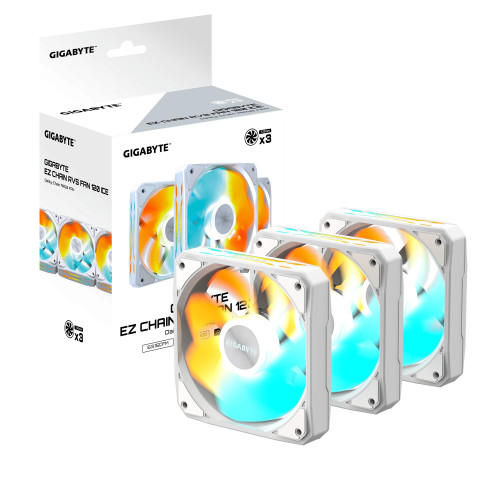 GIGABYTE EZ CHAIN RVS VENTILATORS 120