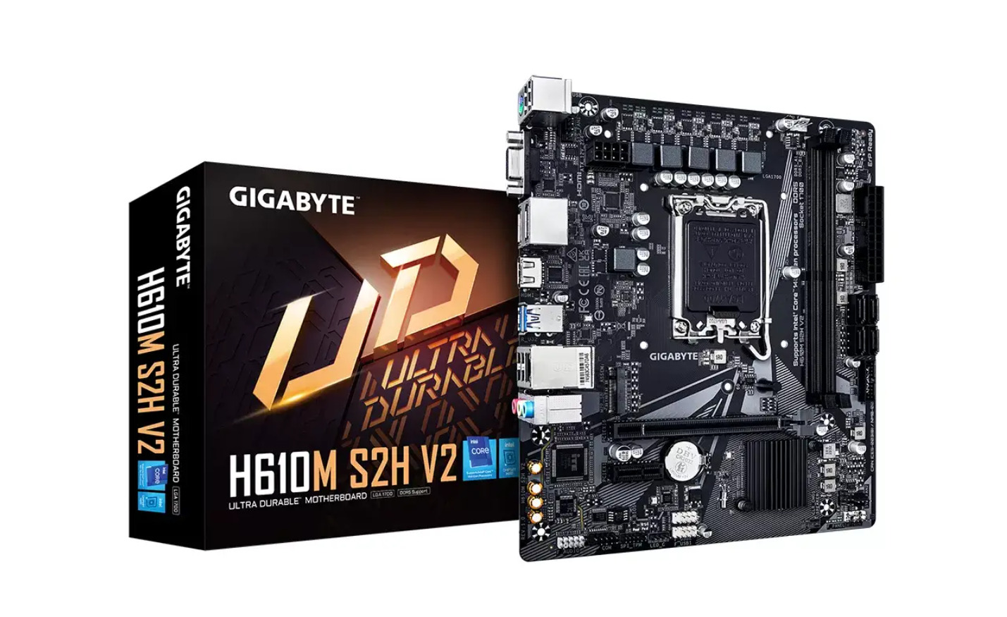 Pagrindinė plokštė GIGABYTE H610M S2H V2