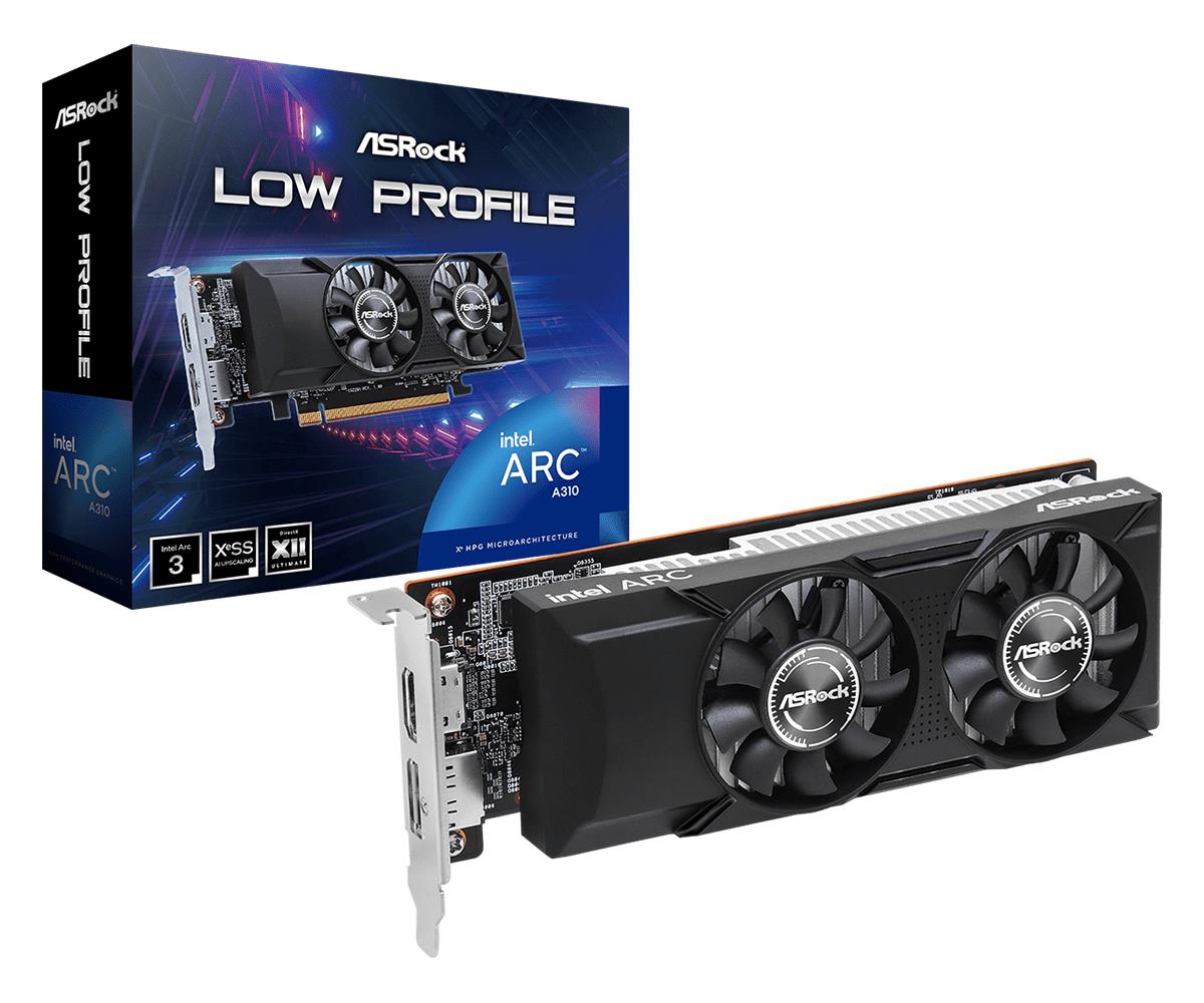Videokarte ASRock Arc A310 Low Profile