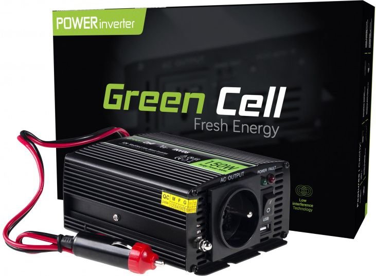 Green Cell 12V uz 230V Automašīnas