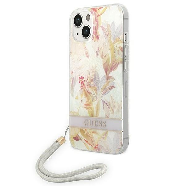 Guess GUOHCP14MHFLSU Flower Strap Aizsargapvalks priekš