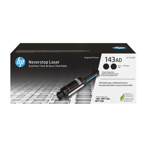 HP Inc. HP 143AD 2x  Black
