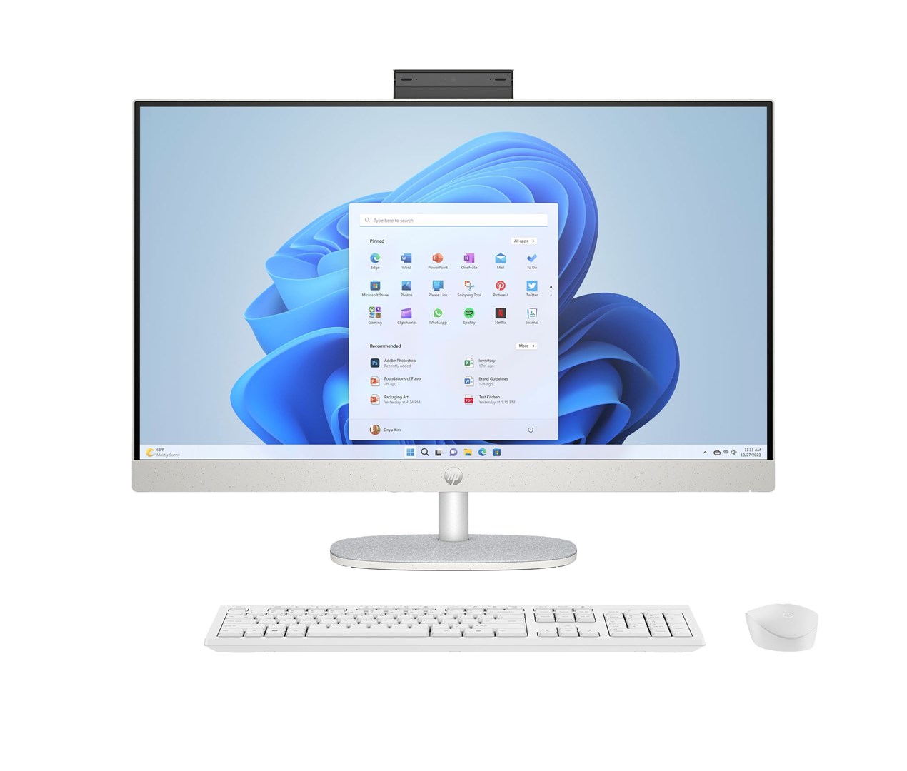HP 27-cr0222nw AMD Ryzen™ 7 730U
