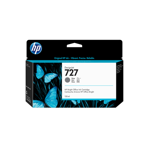 Tintes kasetne HP 727 130ml Gray