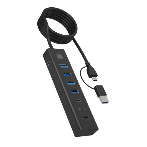 Icy Box Hub IB-HUB1737-C3 7-Port USB