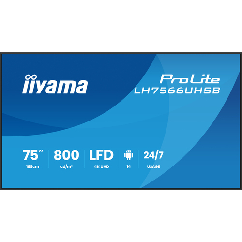 Monitors iiyama 189.0cm (75")