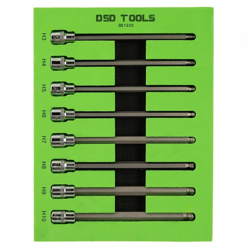 DSDTOOLS Ilgi 3/8" sešstūra "HEX&quot