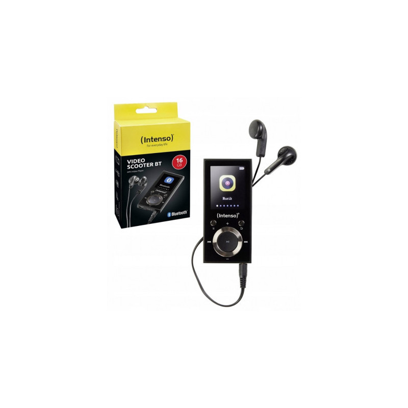 Intenso Video Scooter, Portable Player (Black