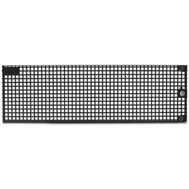 Inter-Tech Priekšējā paneļa režģis 3U Black