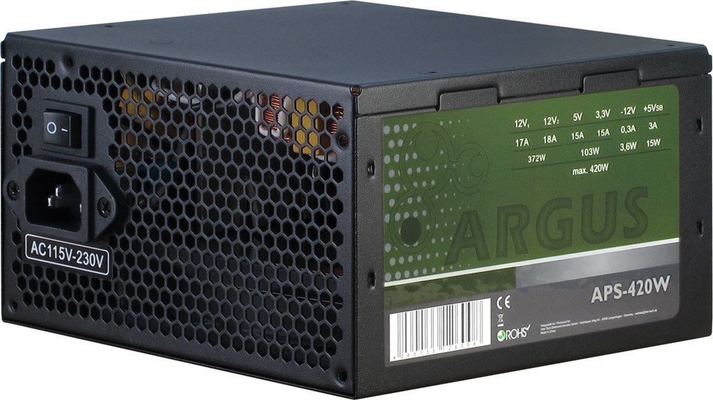 Inter-Tech barošanas bloks 420W Argus APS-420W