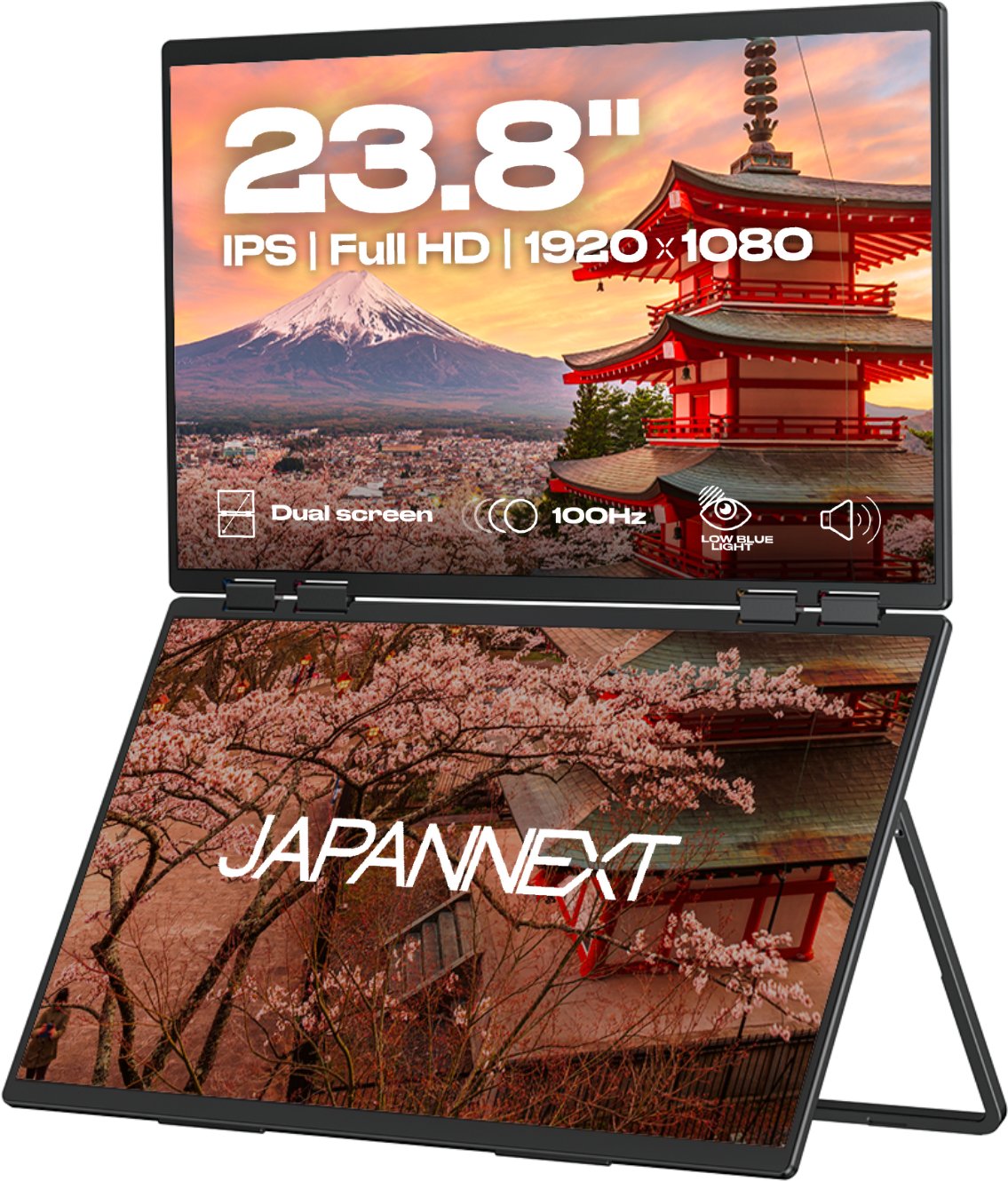 JAPANNEXT 60,5cm JN-DMD-IPS238F-C4 Dual monitors