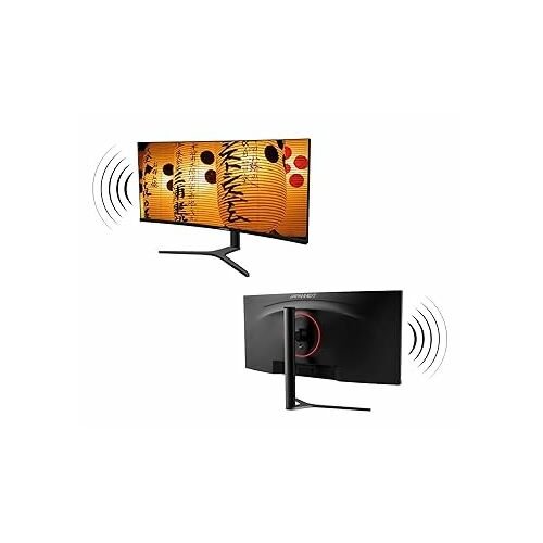 JAPANNEXT 86,4cm JN-IPS340UWQHD60C-C65W-HS izliekts UWQHD