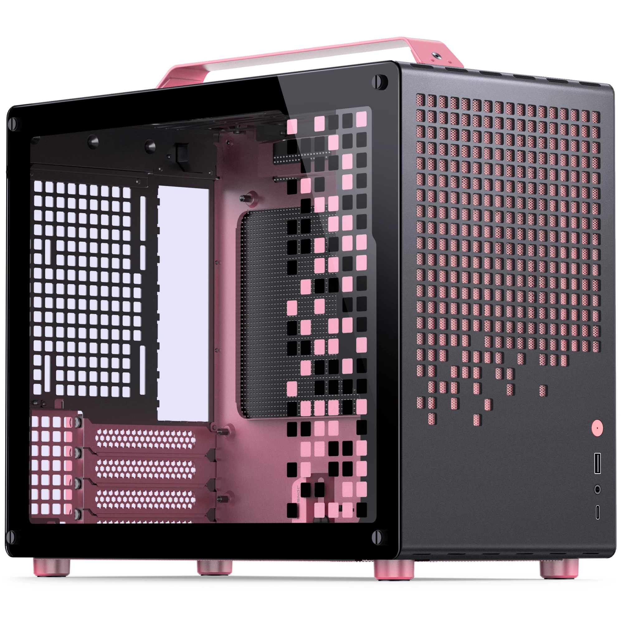 Jonsplus Z20 Micro-ATX Gehäuse, mit Tragegriff