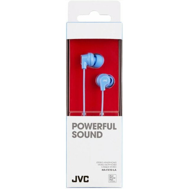 JVC HA-FX10-LA-E PowerFul Sound Austiņas Gaiši