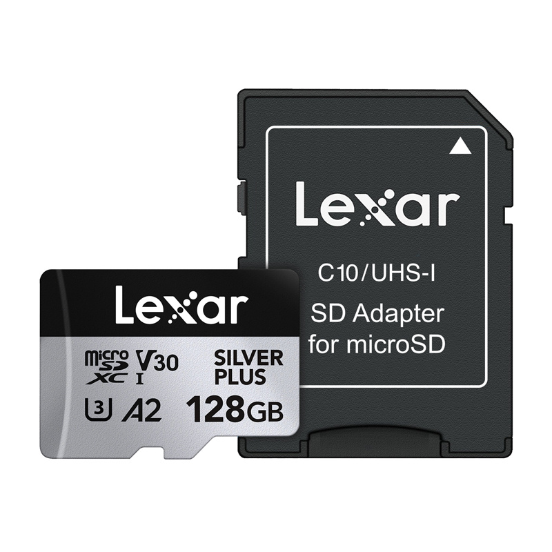 Lexar 128GB microSDXC Professional SILVER Plus