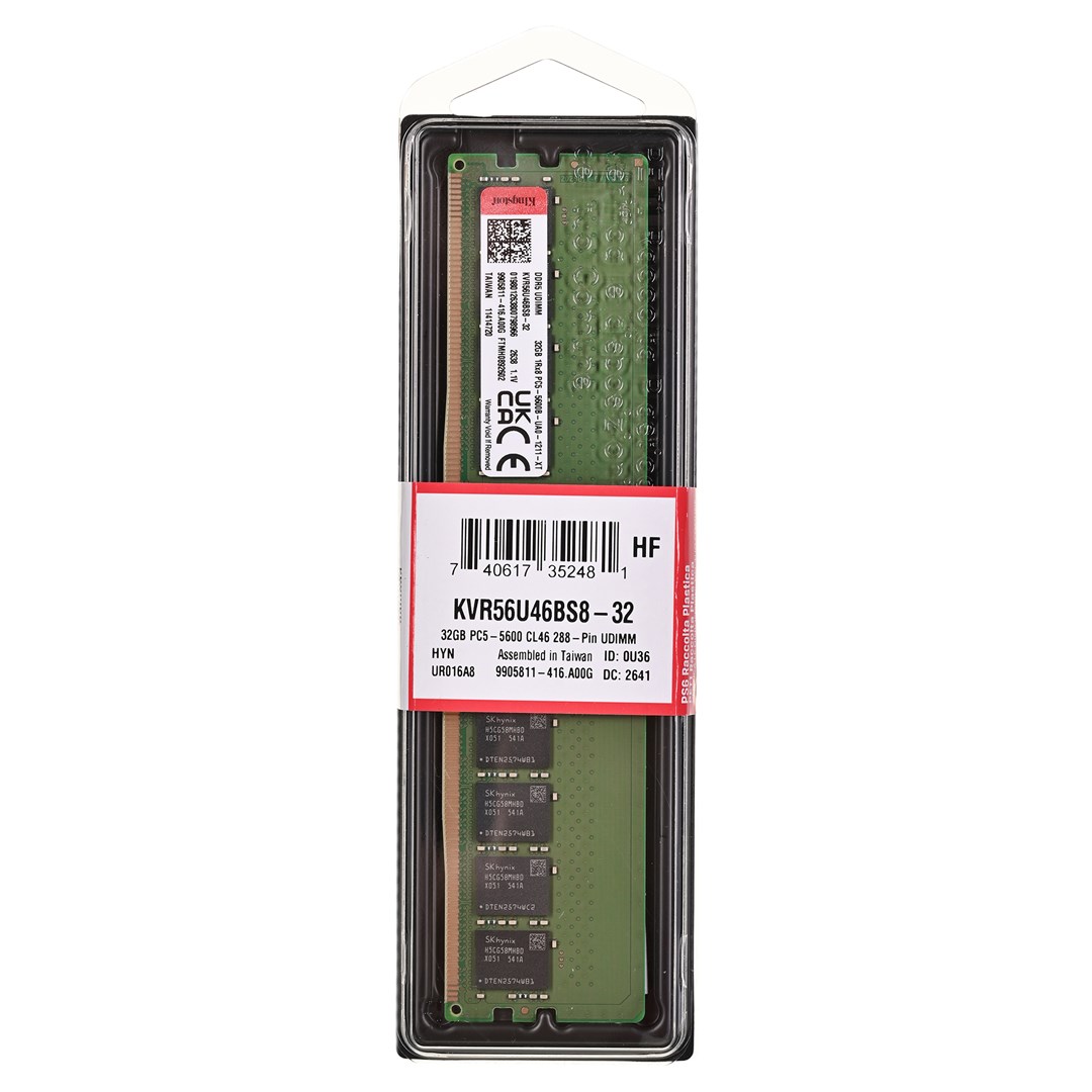 Kingston Pamięć DDR5 32GB(1*32GB)/5600 CL46 1Rx8