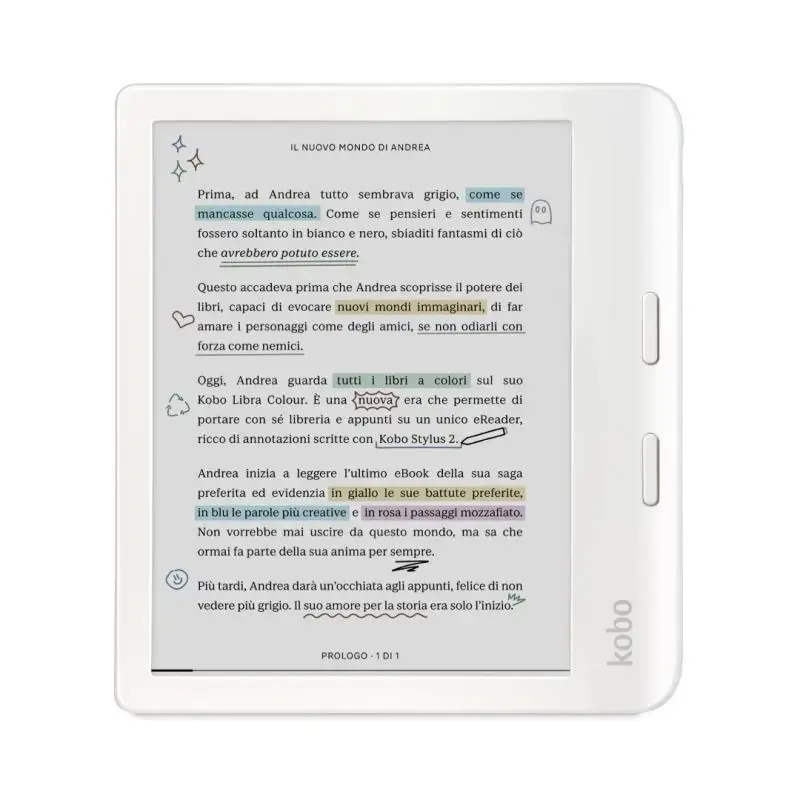 Czytnik Kobo Libra Colour biały (N428-KU-WH-K-CK)