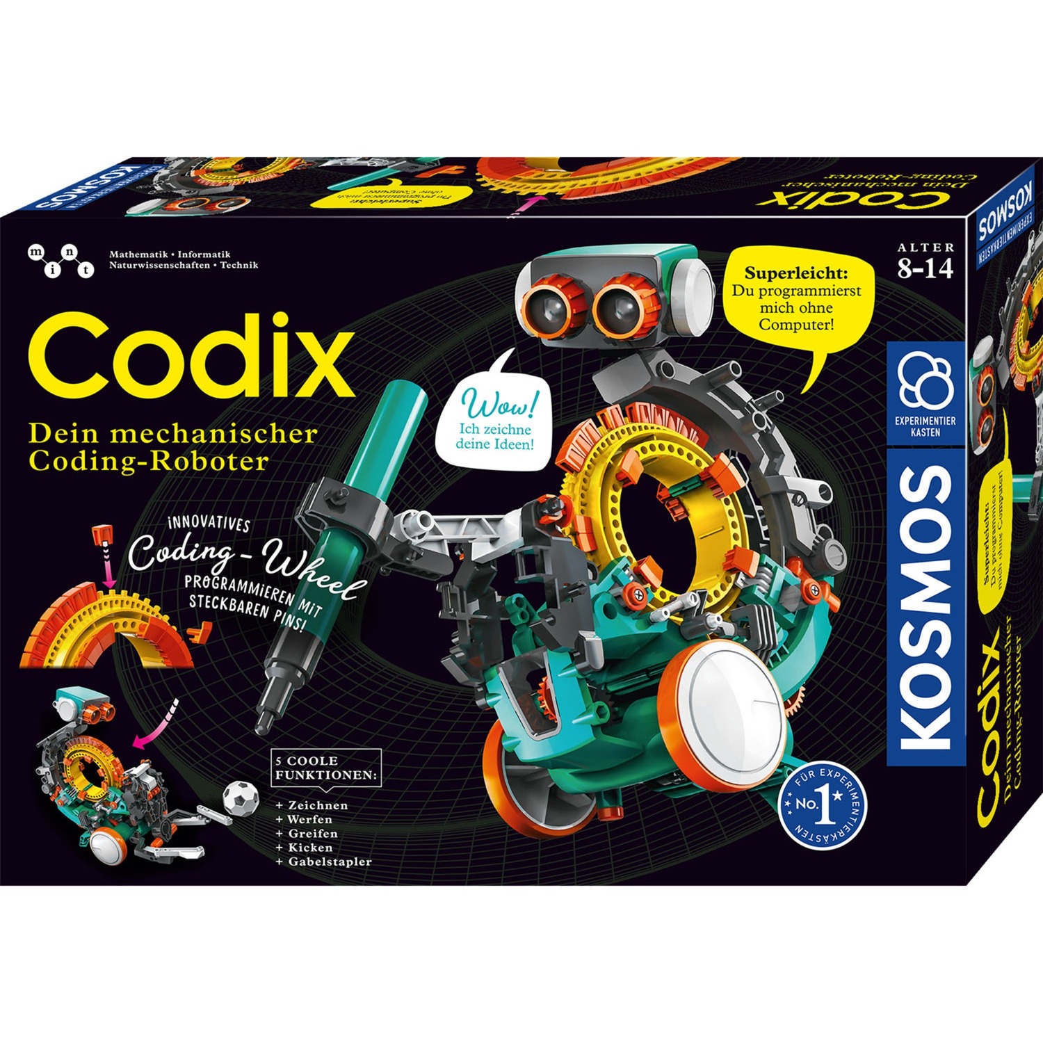 Kosmos Codix - mehānisks programmēšanas robots