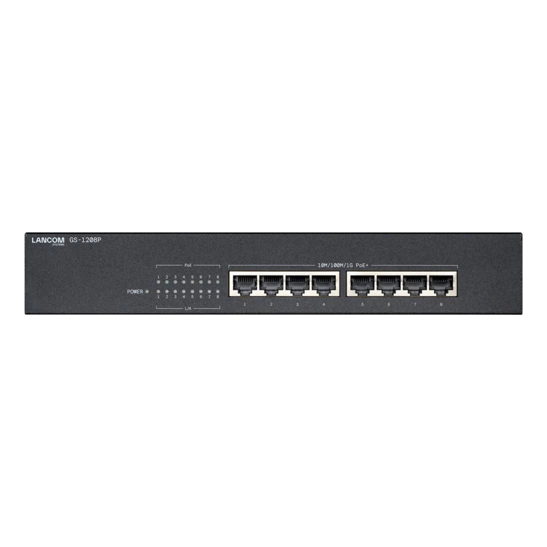 LANCOM GS-1208P Nemanāma Gigabit Ethernet slēdzis