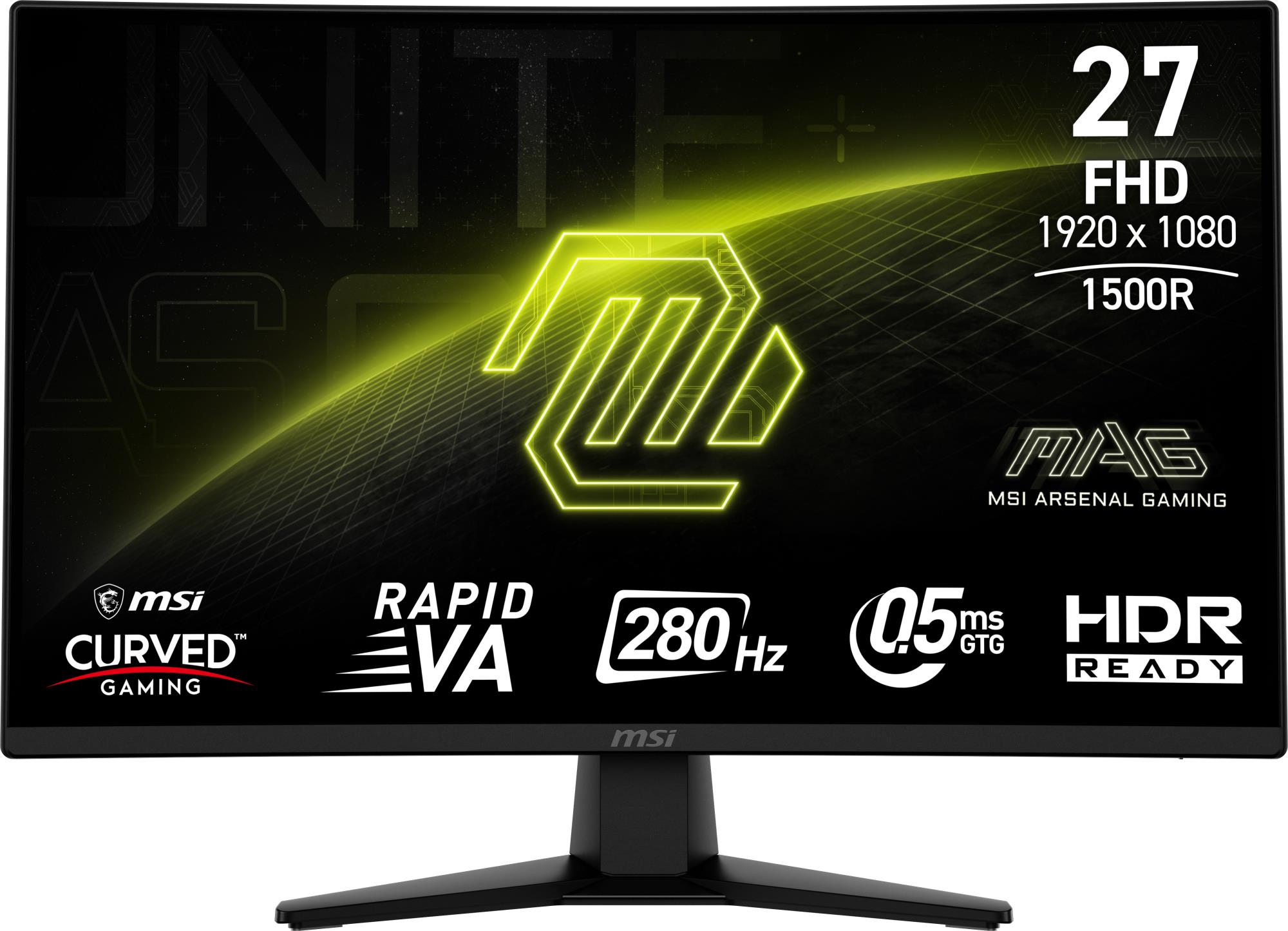 LCD Monitor|MSI|MAG 274CXF|27|Gaming/Curved|Tilt|Matte|Panel VA|1920x1080|16:9|280 Hz|0.5