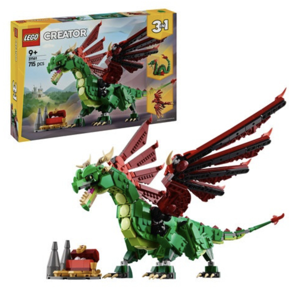 Lego 31161 Medieval Dragon Konstruktors |
