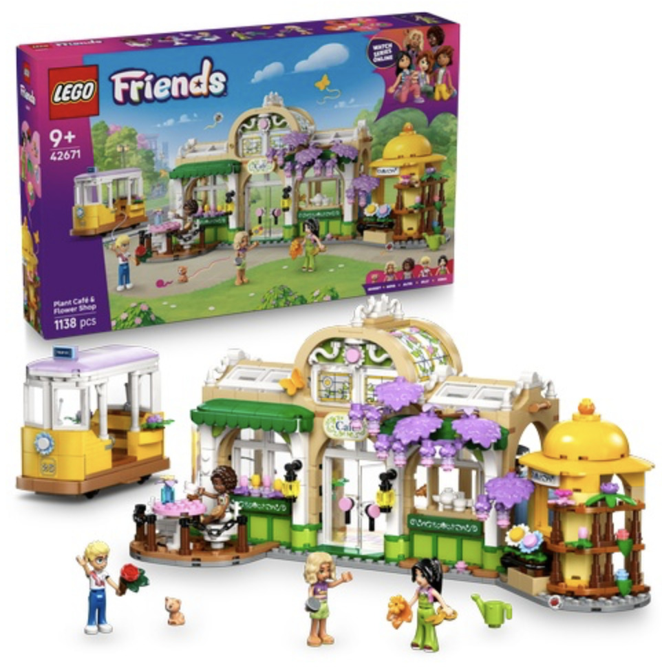 LEGO 42671 Friends Pflanzencafé und Blumenkiosk