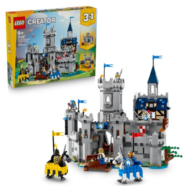 LEGO Creator Viduslaiku bruņinieku zirgu pils