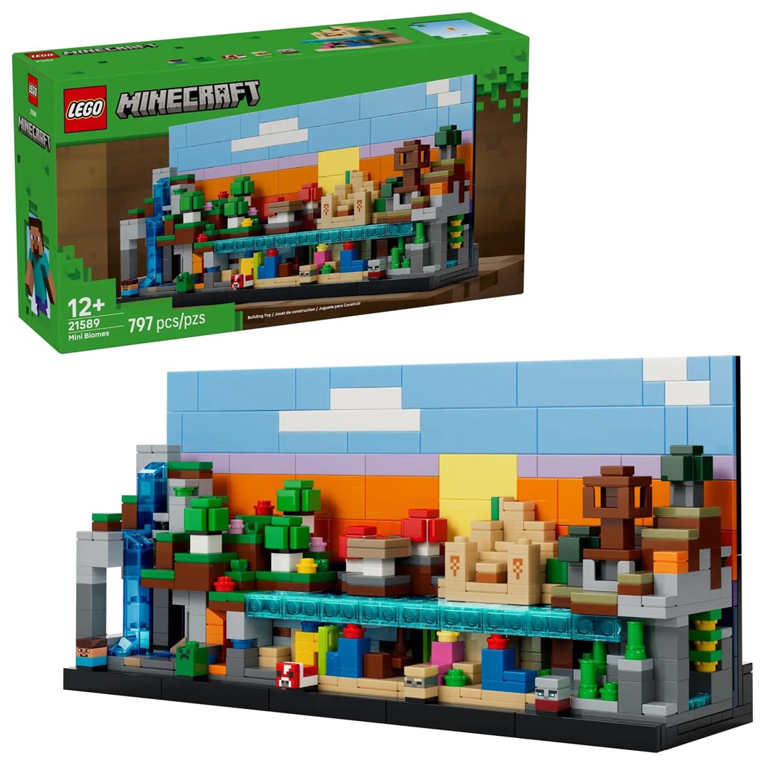 LEGO Minecraft 21589 Mini-Biome Konstruktors |