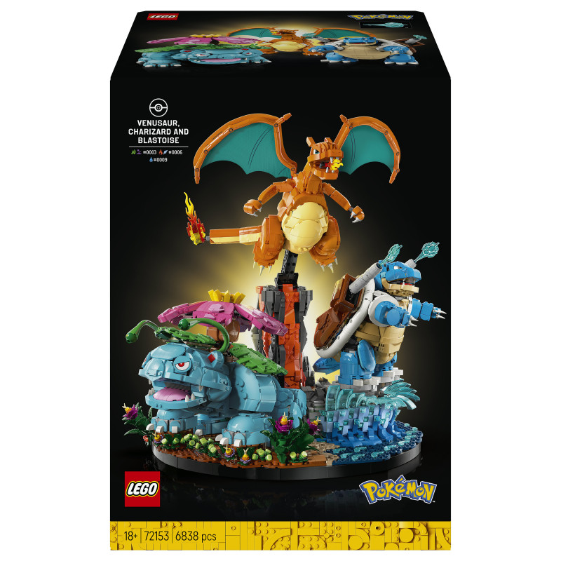 LEGO Pokemon 72153 Venusaur, Charizard un