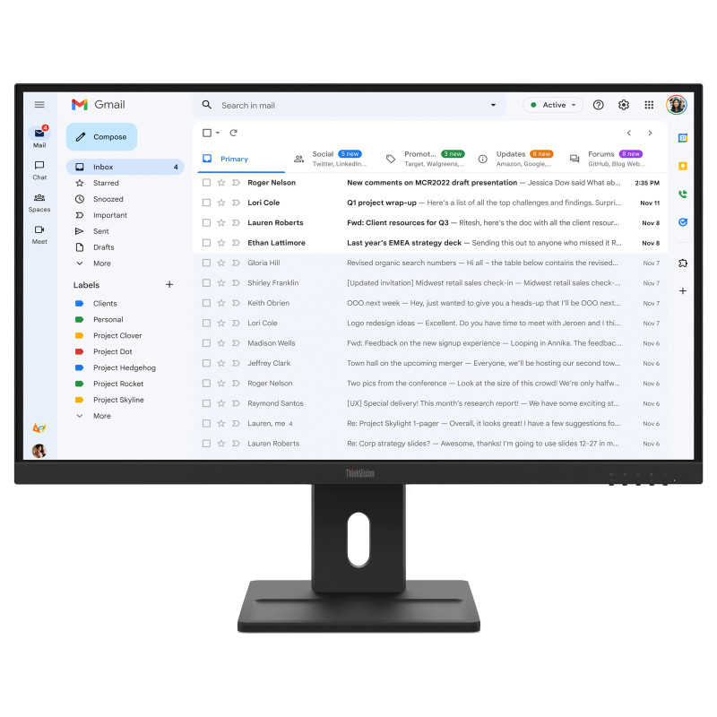 Lenovo ThinkVision E27-40 dators monitors 68