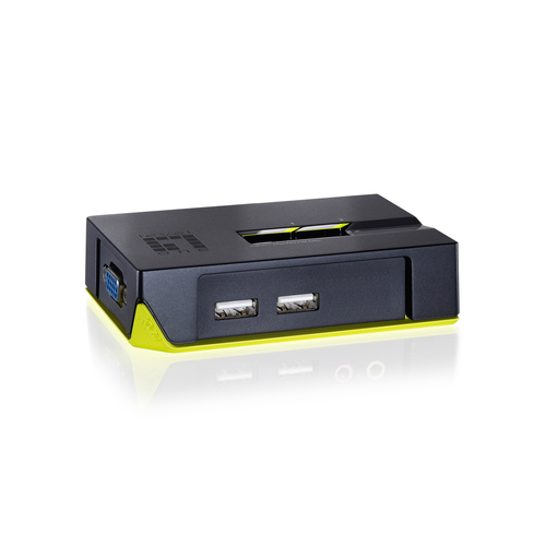 LevelOne KVM pārslēdzējs 2-Portu USB VGA