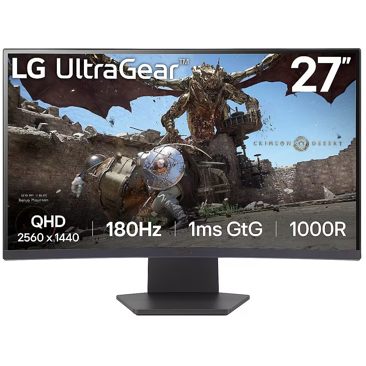 LG UltraGear 27GS60QC 27" QHD 180Hz