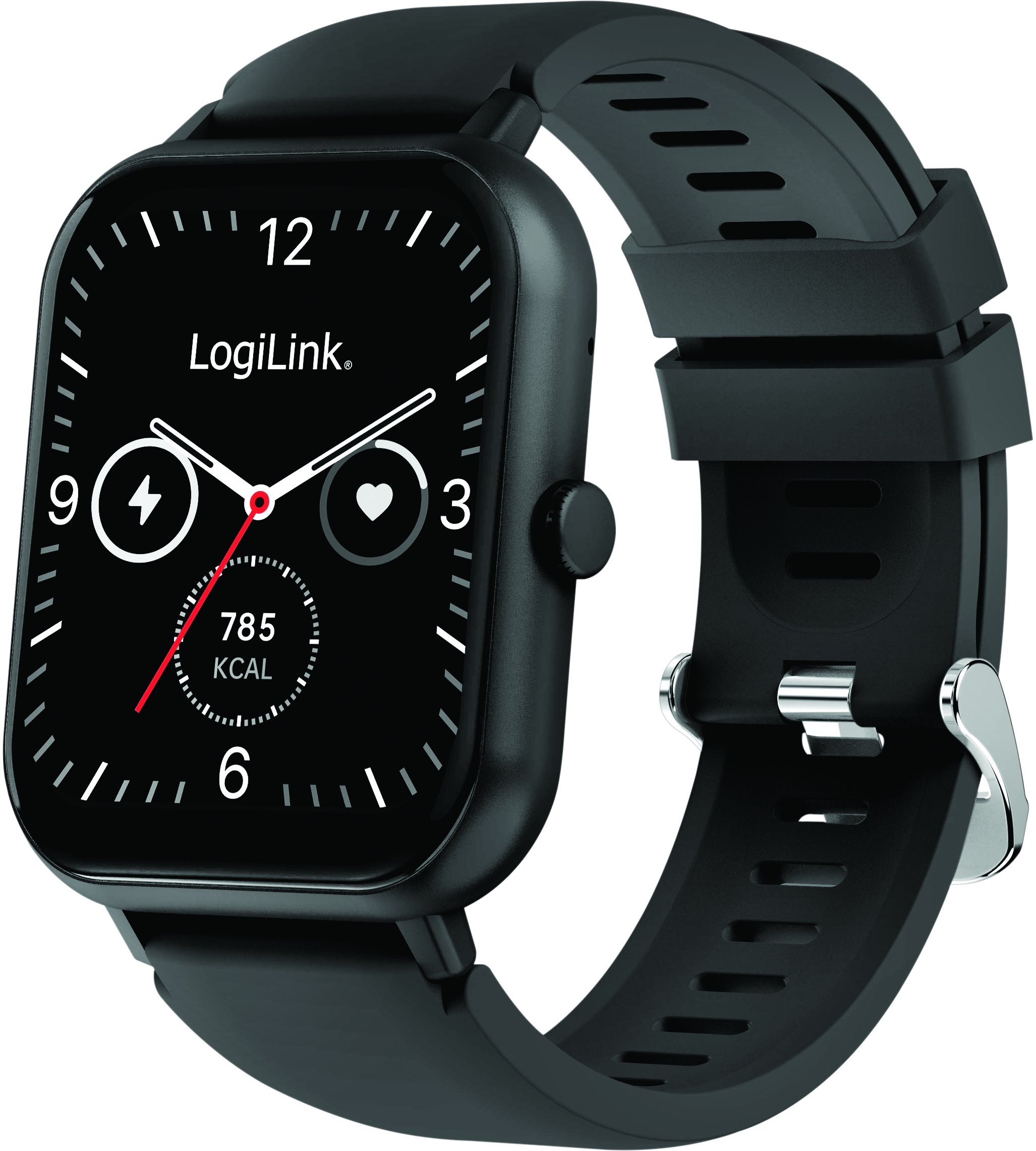 LogiLink Viedpulkstenis LCD, BT5.2 IP68