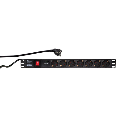 LogiLink Barošanas sloksne PDU 19" 1U