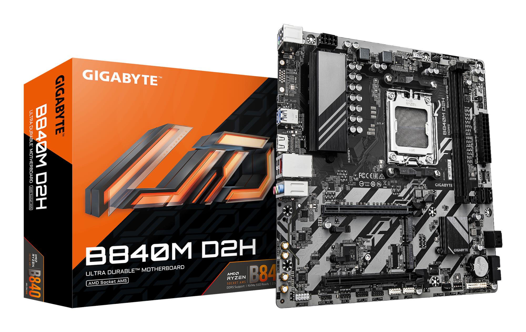 Pamatplate GIGABYTE AMD B840 Socket AM5