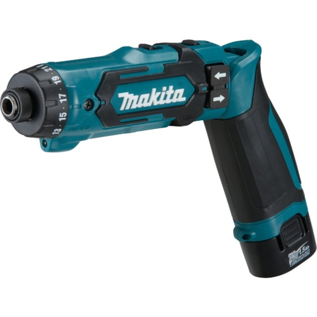 Makita Akku-Knickschrauber DF012DSE, 7,2Volt (blau/Black