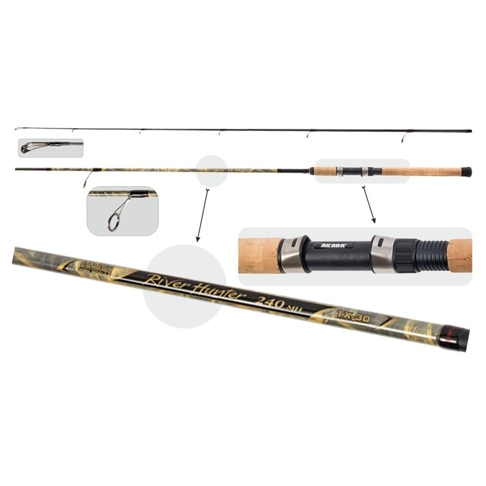 Makšķerkāts AKARA «RIVER HUNTER TX-30» 2X