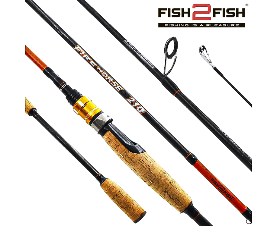 Makšķerkāts Fish2Fish «Fire Horse M» (saliek