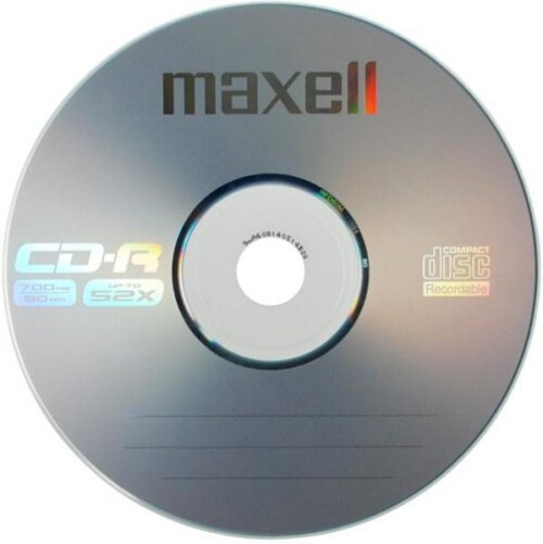 Maxell CD-R 80, iepakojums 100 gab