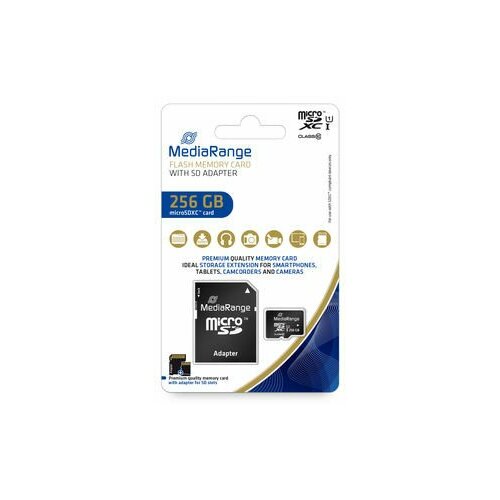 MediaRange SD MicroSD karte 256GB UHS-1