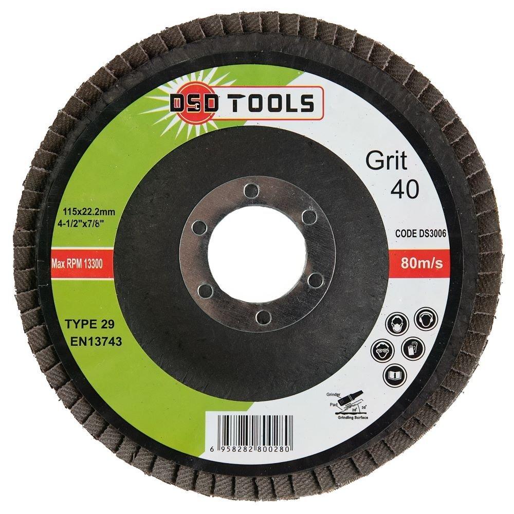 DSDTOOLS Metāla slīpēšanas lokšņu disks 40