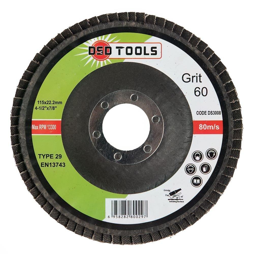 DSDTOOLS Metāla slīpēšanas lokšņu disks 60